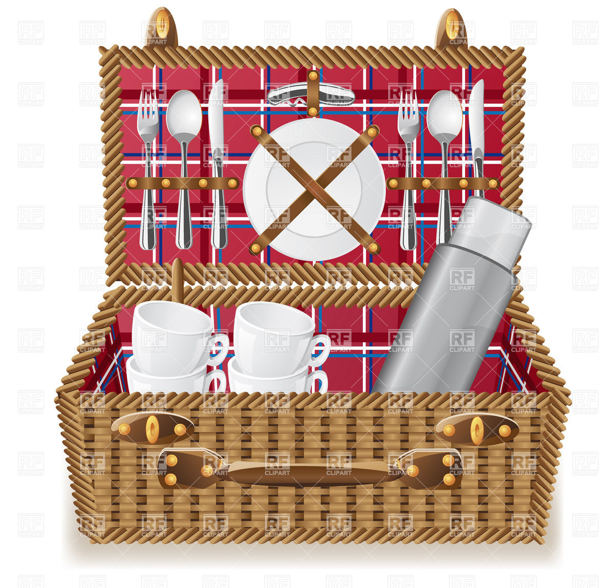 Picnic Basket With Tableware 1200x1146 Picnic Basket With Tableware
