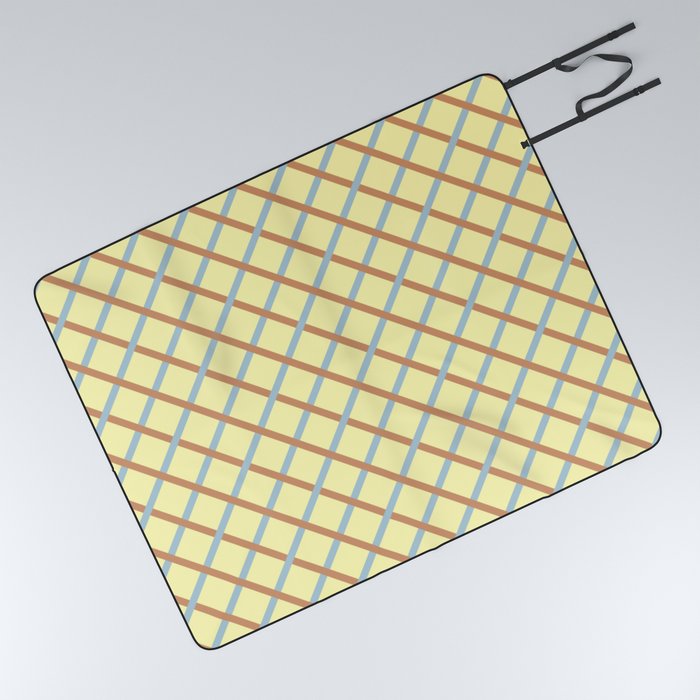 700x700 Vector Grid Picnic Blanket