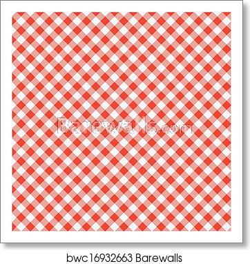 Vector Pattern Of Picnic Tablecloth Art Print Barewalls 362x382 Vector Pattern Of Picnic Tablecloth Art Print Barewalls