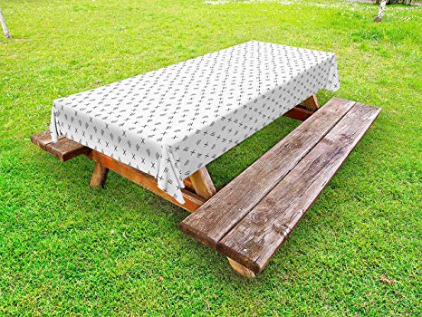 Lunarable Geometric Outdoor Tablecloth, Vector 466x350 Lunarable Geometric Outdoor Tablecloth, Vector