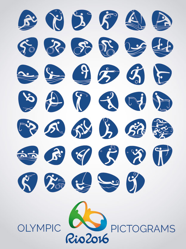623x831 Rio Vector Icons Pictograms