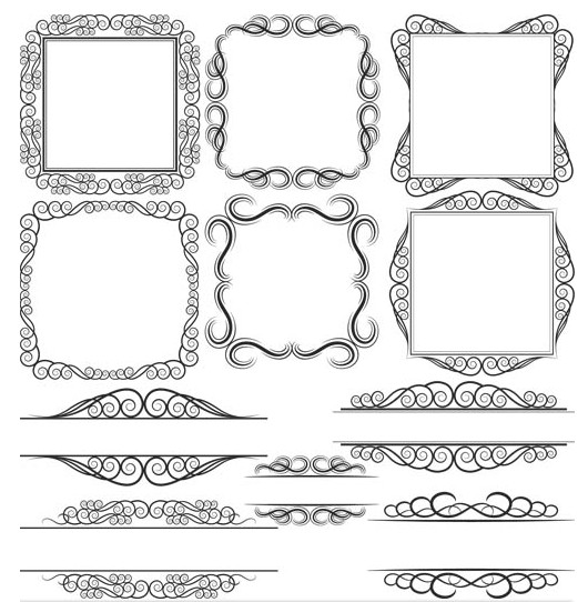 530x542 Frames Free Vector Graphics Free Download
