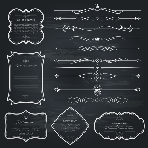 500x500 Dark Style Vintage Border And Frame Vector Free Over Millions