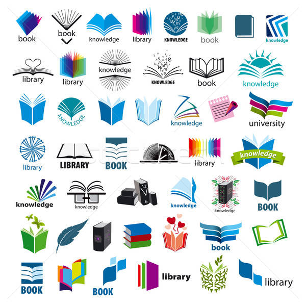 600x600 Biggest Collection Of Vector Logos Books Vector Illustration