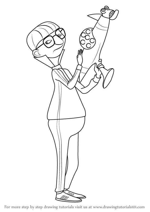 598x845 Learn How To Draw Vector From Despicable Me