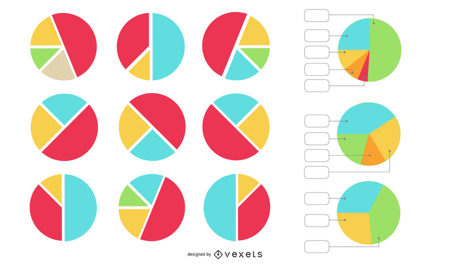 Pie Chart Vector at Vectorified.com | Collection of Pie Chart Vector ...