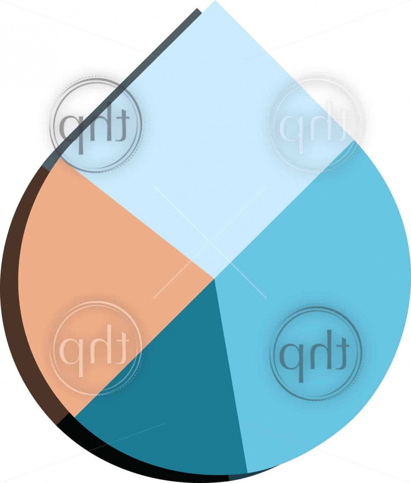 1437x1689 Water Drop Pie Chart Vector Cqrecords