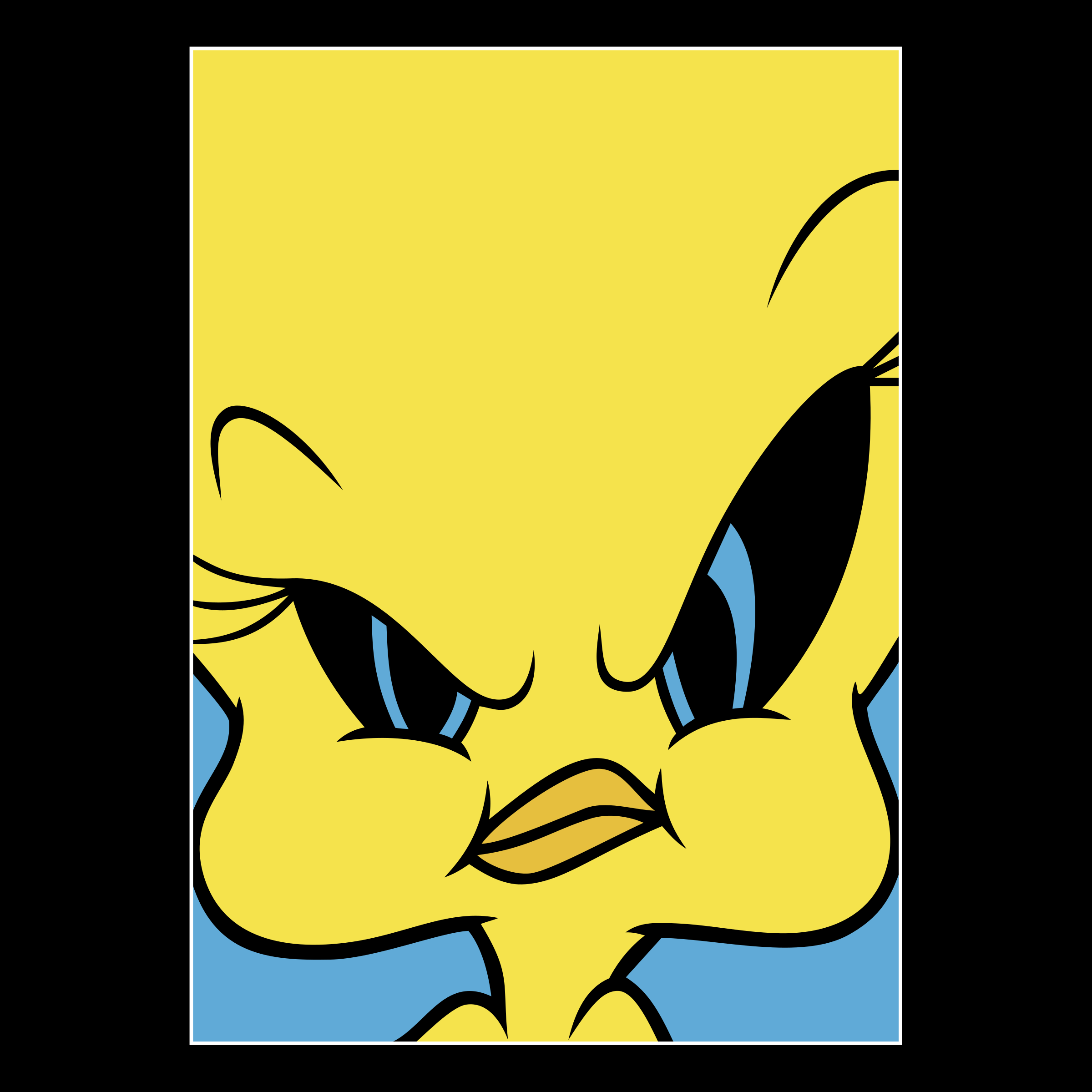 2400x2400 Tweety Pie Logo Png Transparent Vector