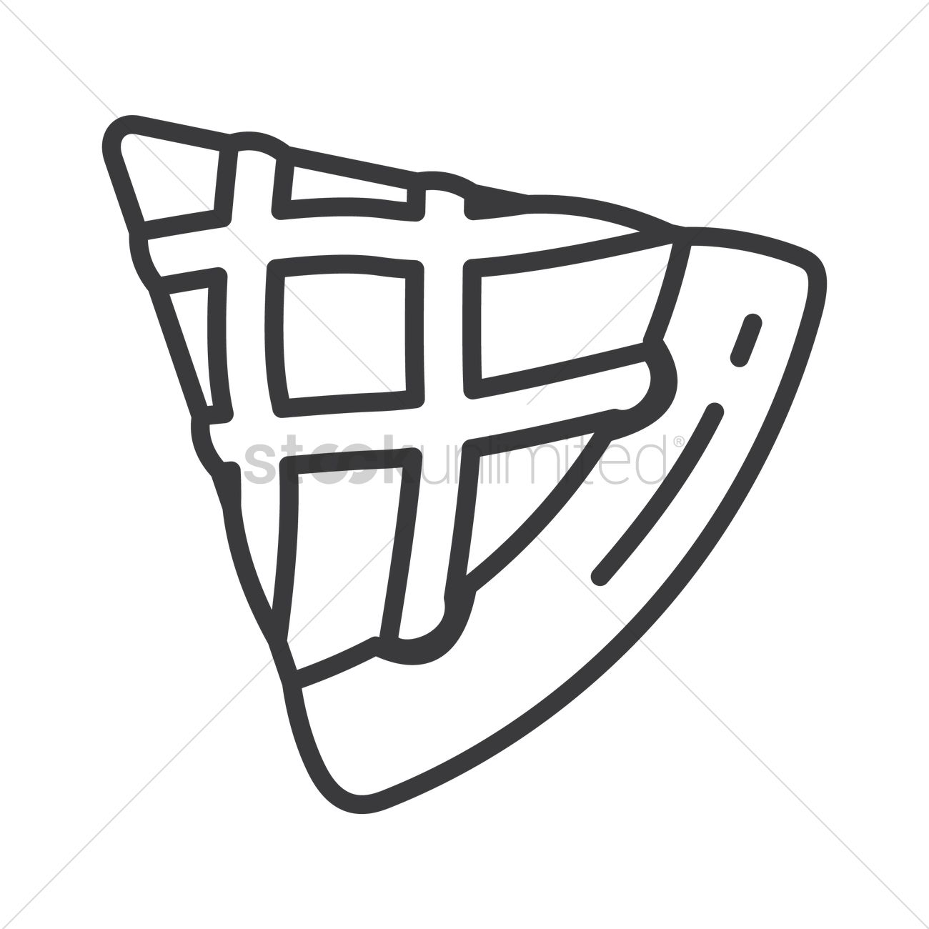 1300x1300 Pie Slice Vector Image