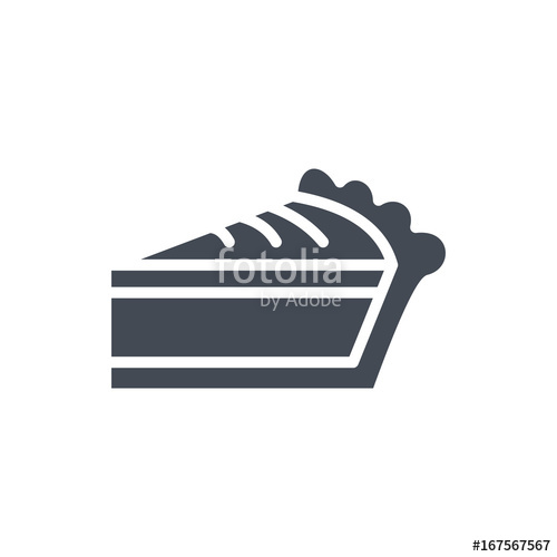 500x500 Thanksgiving Day Holiday Colored Icon Food Pie Slice Stock Image