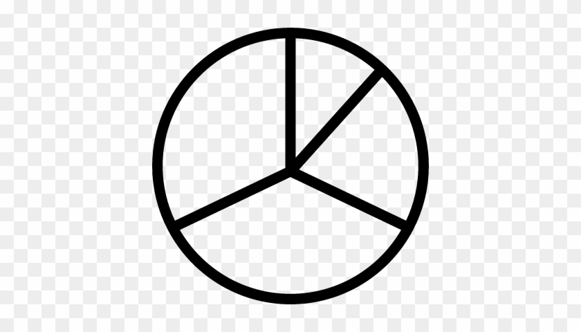 840x480 Pie Chart With Four Slices Vector