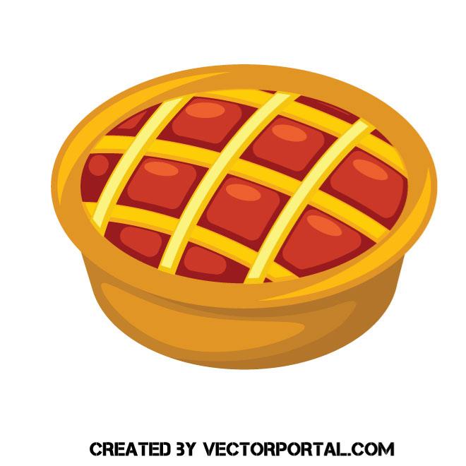 660x660 Fruit Pie Vector Image