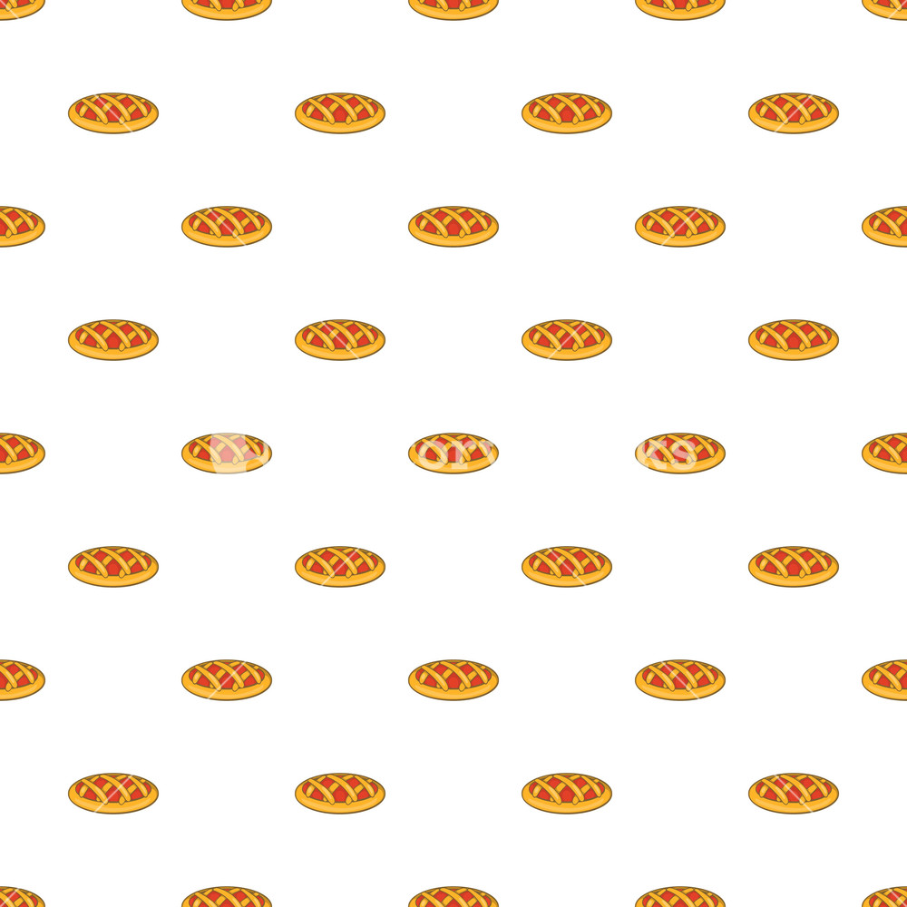 1000x1000 Pie Pattern Cartoon Illustration Of Pie Vector Pattern For Web