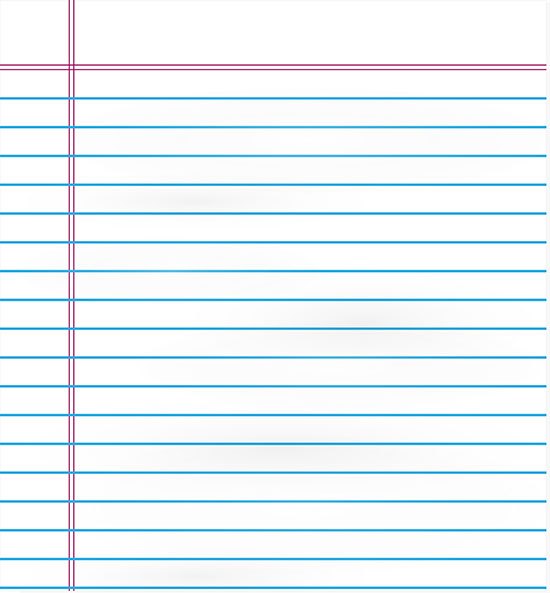 550x593 Download Free Notebook Paper Vector Illustration