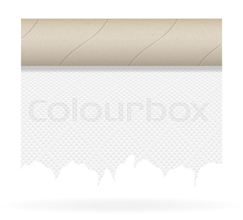 800x724 Piece Toilet Paper Vector Illustration Stock Vector Colourbox