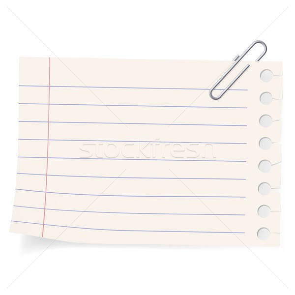 600x600 Clip And A Piece Of Paper Vector Illustration Dvarg