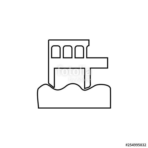 500x500 Pier Icon Travel Sign Stock Image And Royalty Free Vector