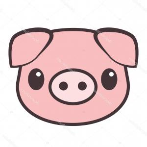 300x300 Stock Illustration Cartoon Pig Face Vector Illustration Newwaysys