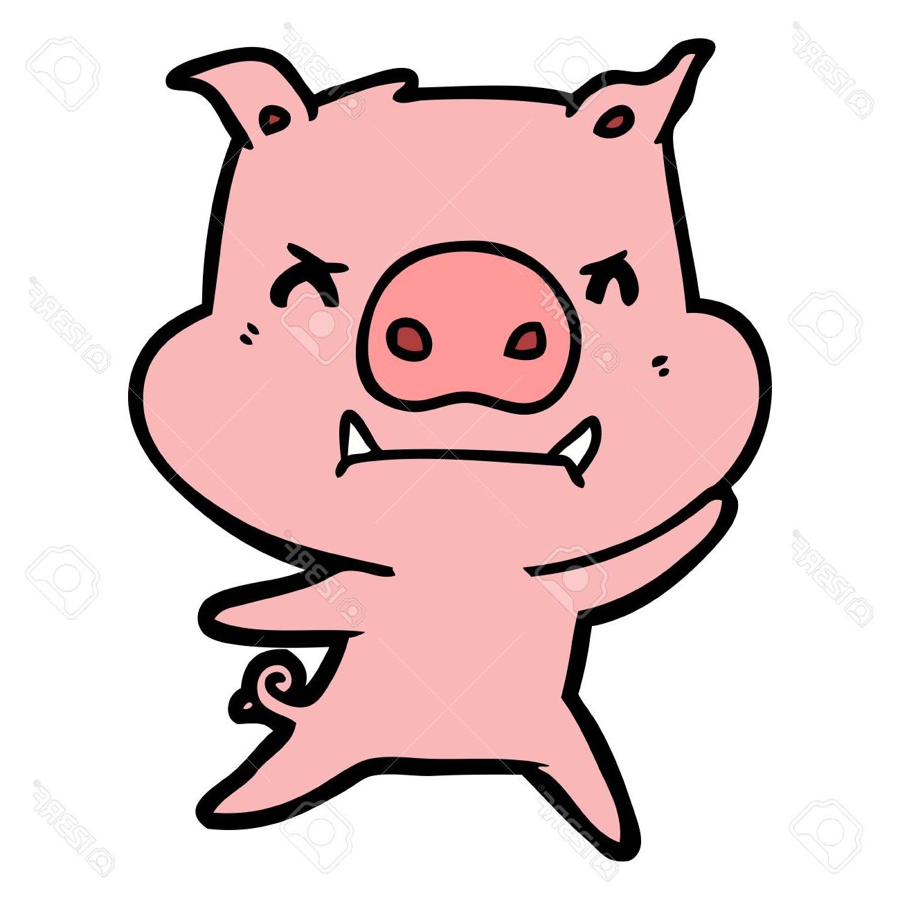 Pig Head Vector