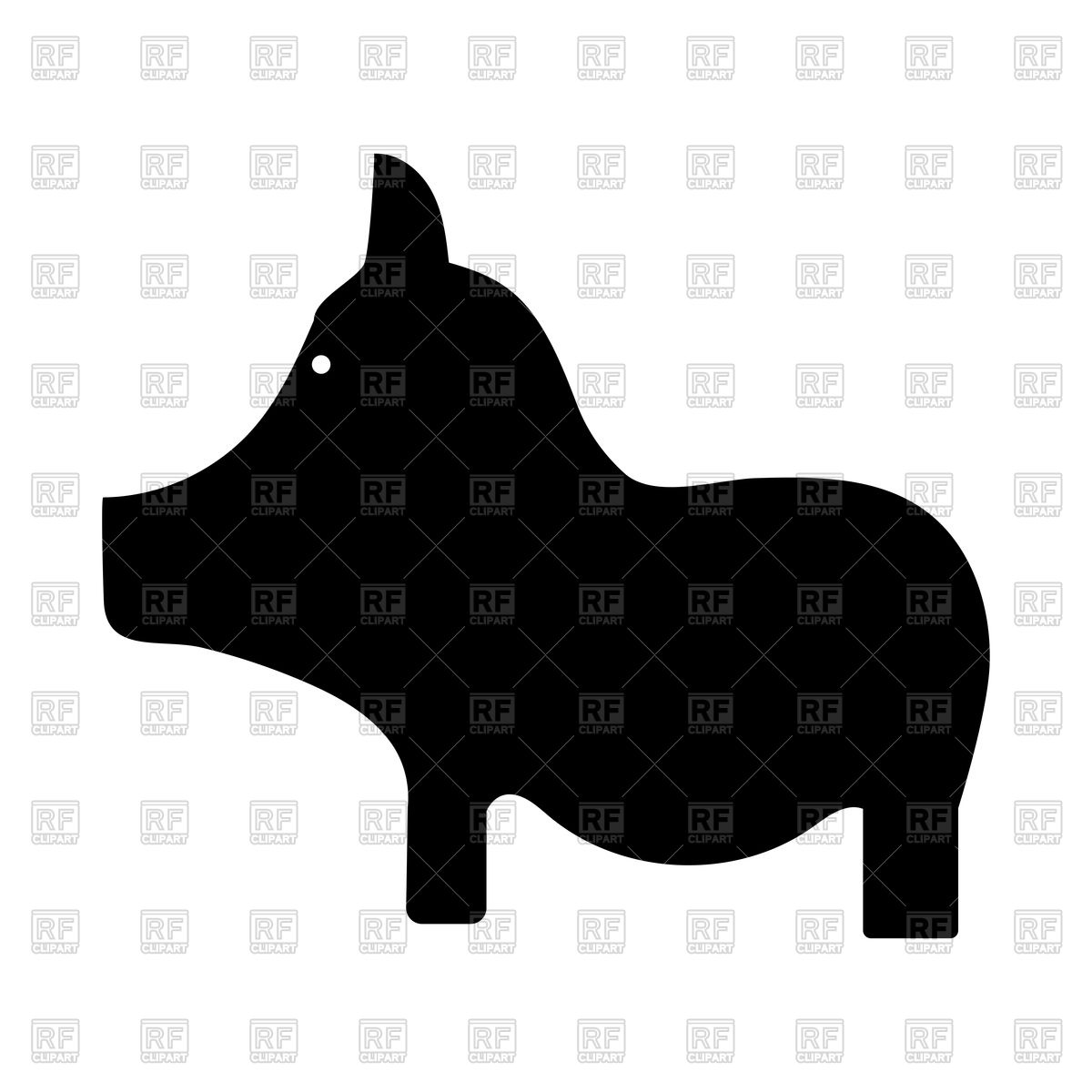 1200x1200 Pig Icon Vector Image Of Plants And Animals