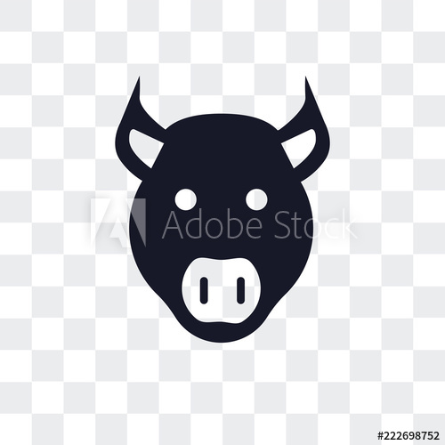 500x500 Pig Icon Isolated On Transparent Background Modern And Editable