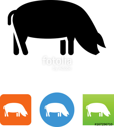 446x500 Pig Feeding Icon