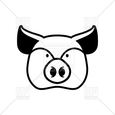 Pig Head Outline Vector Image Of Plants And Animals Popaukropa 400x400 Pig Head Outline Vector Image Of Plants And Animals Popaukropa