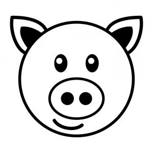 Simple Cartoon Of A Cute Pig Vector Studiogrfx 300x300 Simple Cartoon Of A Cute Pig Vector Studiogrfx