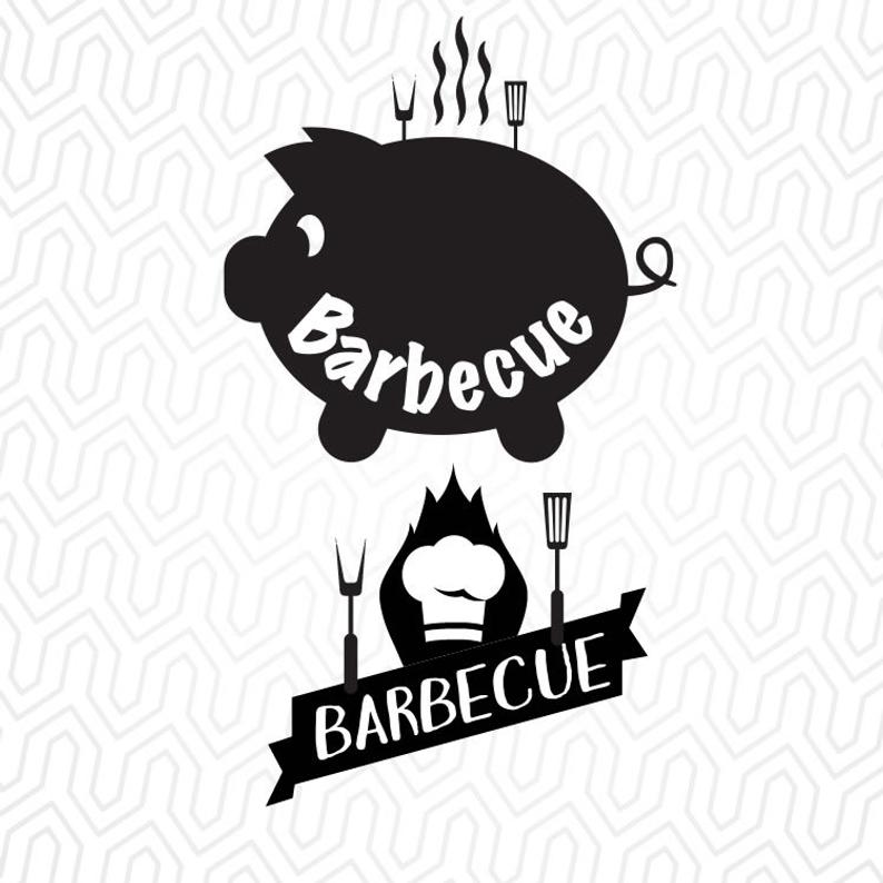 794x794 Bbq Barbecue Hog Roast Pig Cutout Vector Cricut Etsy