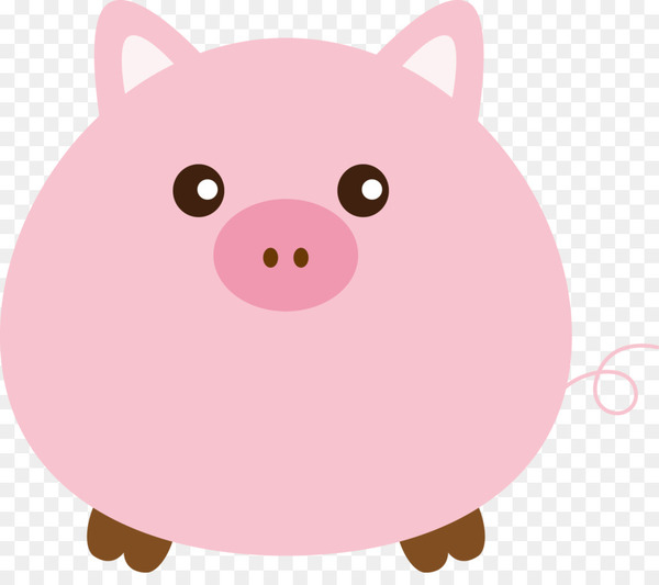 600x533 Domestic Pig Clip Art