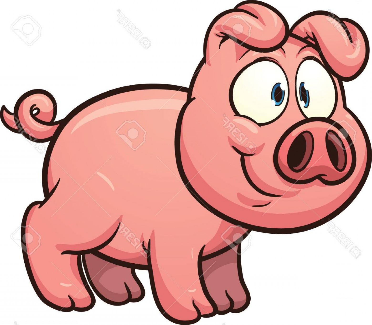 1560x1366 Pig Vector Clip Art Boozeworthy