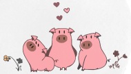190x108 Three Little Pigs Vector Small Buttons Spreadshirt