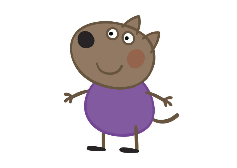 800x566 Danny Dog Peppa Pig Character Free Vector