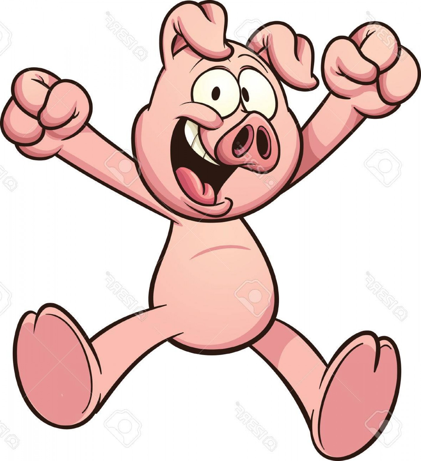 1426x1560 Pig Vector Clip Art Hoodamathrun