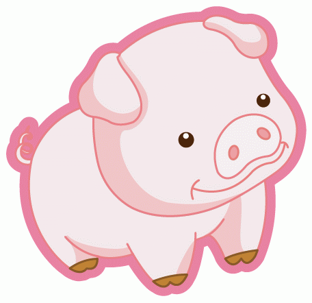 456x442 Cute Pig Vector Graphics Download Free Vectors Cute Pigs, Pig