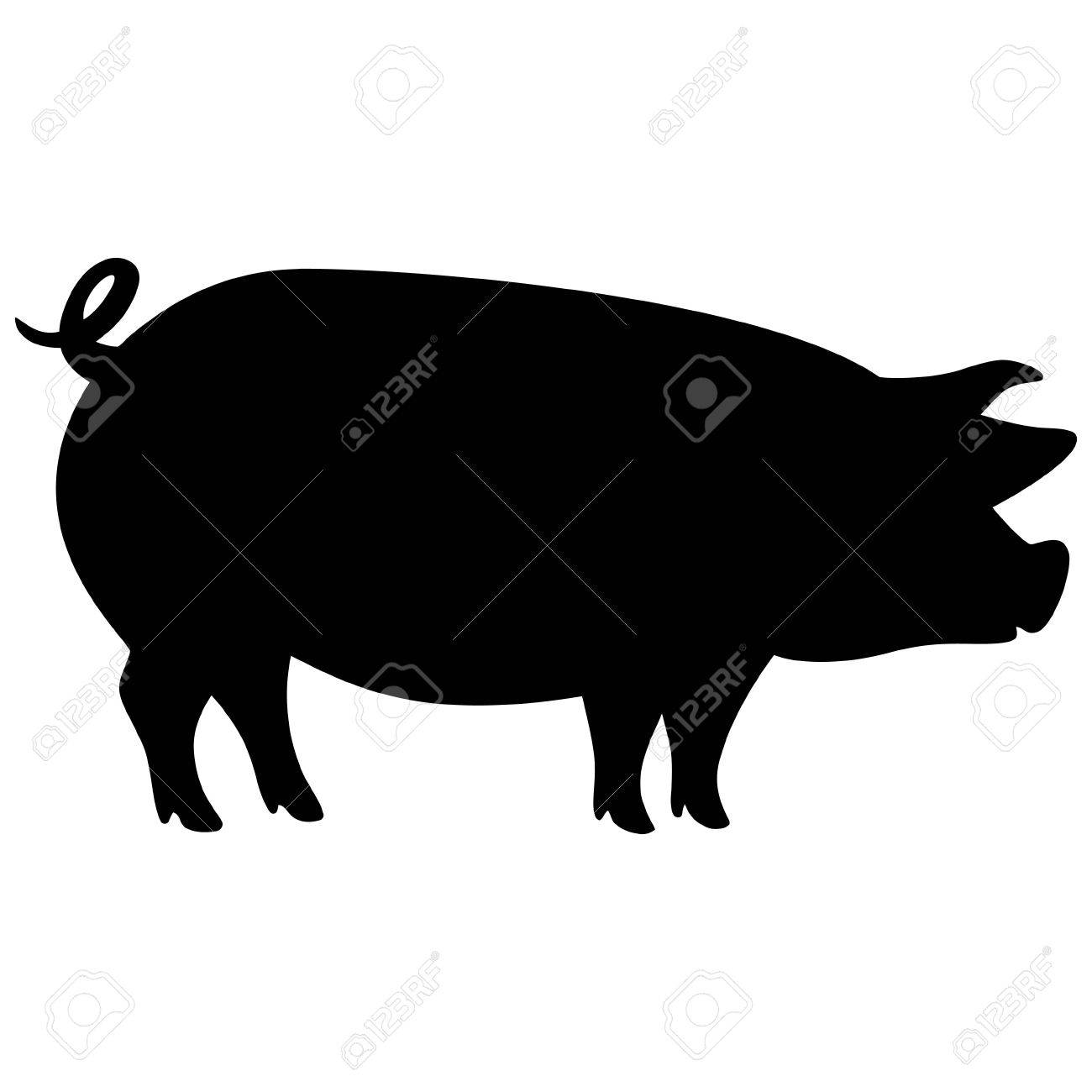 1300x1300 Pig Vector Free