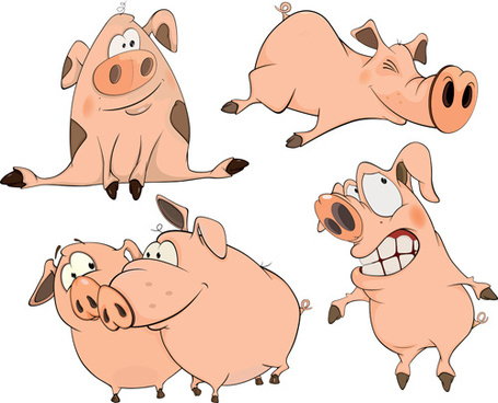 455x368 Pig Vectors Free Vector Download