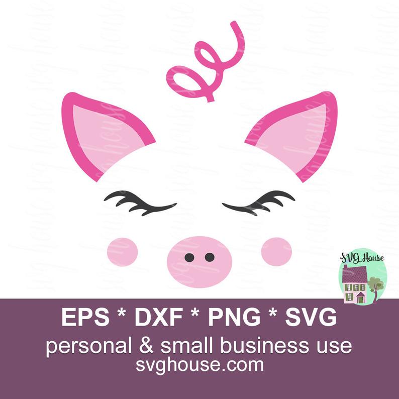 794x794 Pig Face Pig Face Dxf Pig Clipart Pig Vector Pig Shirt Etsy