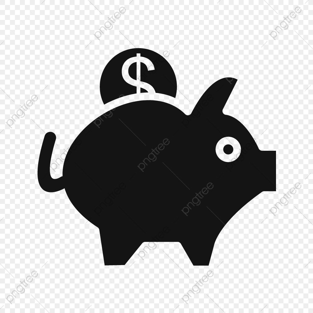 1007x1007 Vector Piggy Bank Icon, Bank Icon, Piggy Bank Icon, Money Icon Png