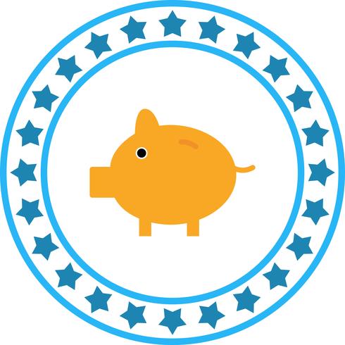 490x490 Vector Piggy Bank Icon