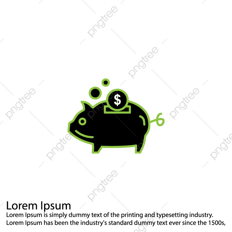 800x800 Piggy Bank Vector Icon, Piggy, Bank, Piggy Bank Png And Vector
