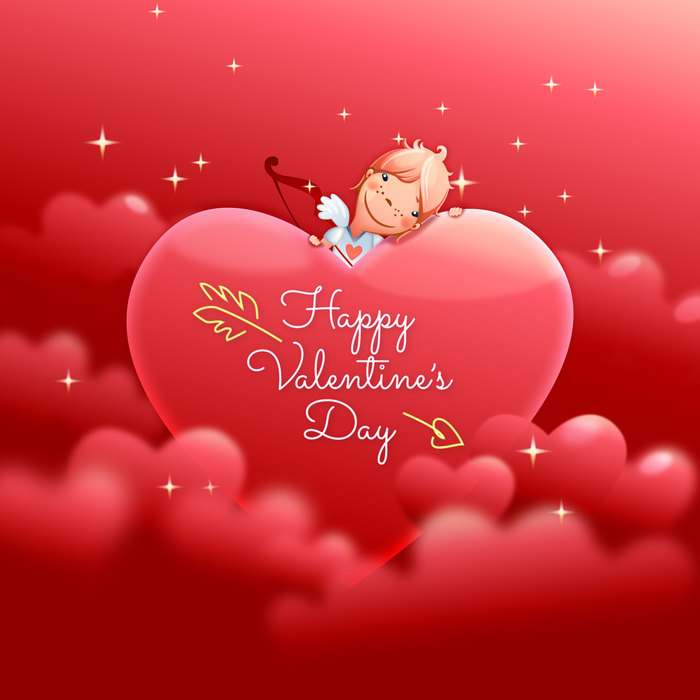 Wannapik Vector Valentine's Day Cupid With Heart 700x700 Wannapik Vector Valentine's Day Cupid With Heart