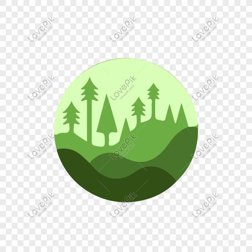Forest Deep Forest Simple Style Vector Free Buckle Png 860x860 Forest Deep Forest Simple Style Vector Free Buckle Png