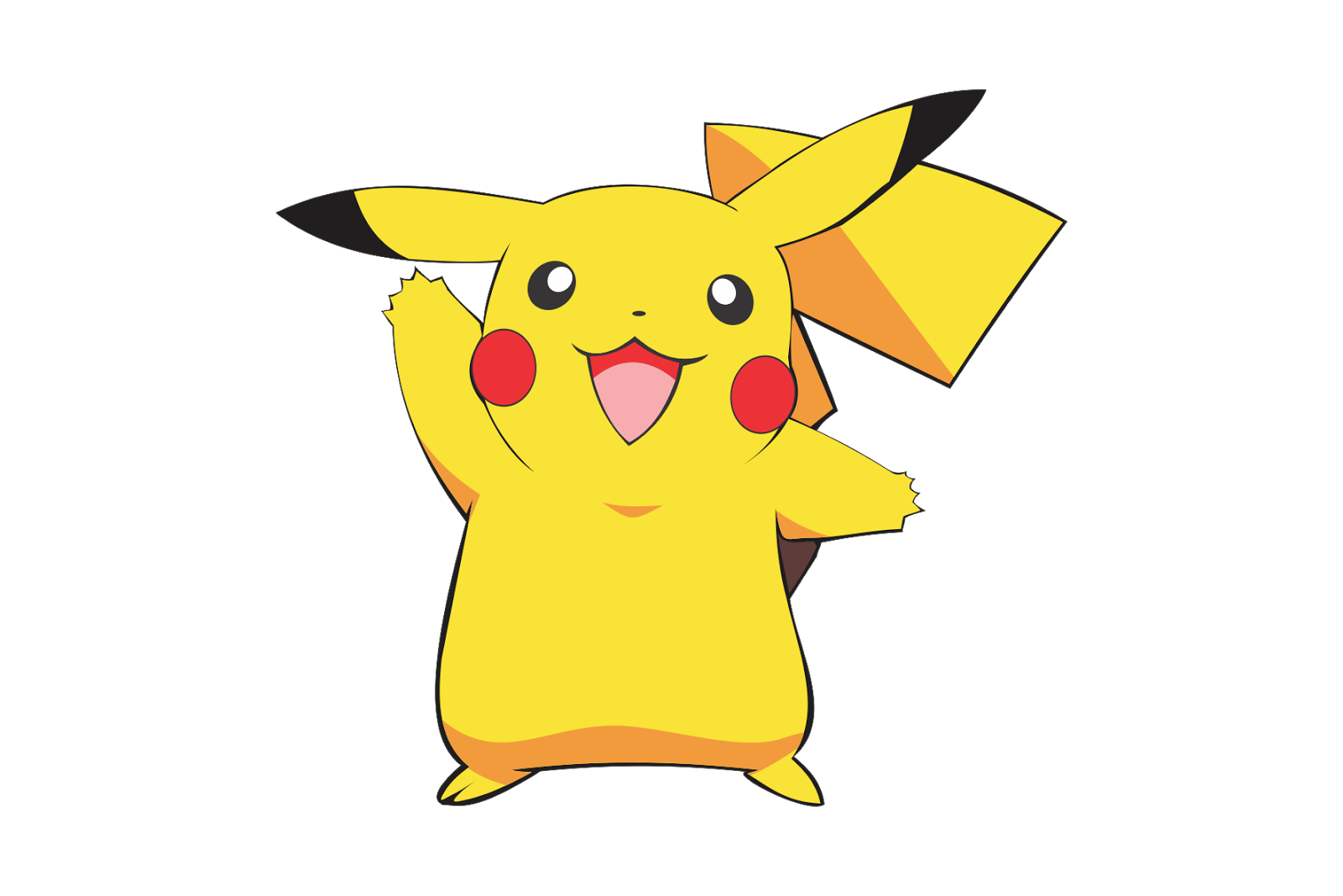 Pikachu Vector 1600x1067 Pikachu Vector
