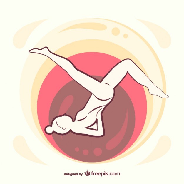 626x626 Pilates Drawing Free Vector