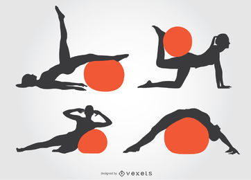 362x260 Pilates Vector Graphics To Download