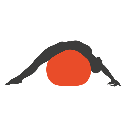 512x512 Pilates Girl Silhouette