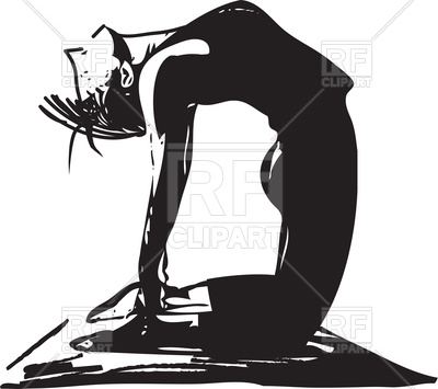 400x355 Yoga Sketch Woman