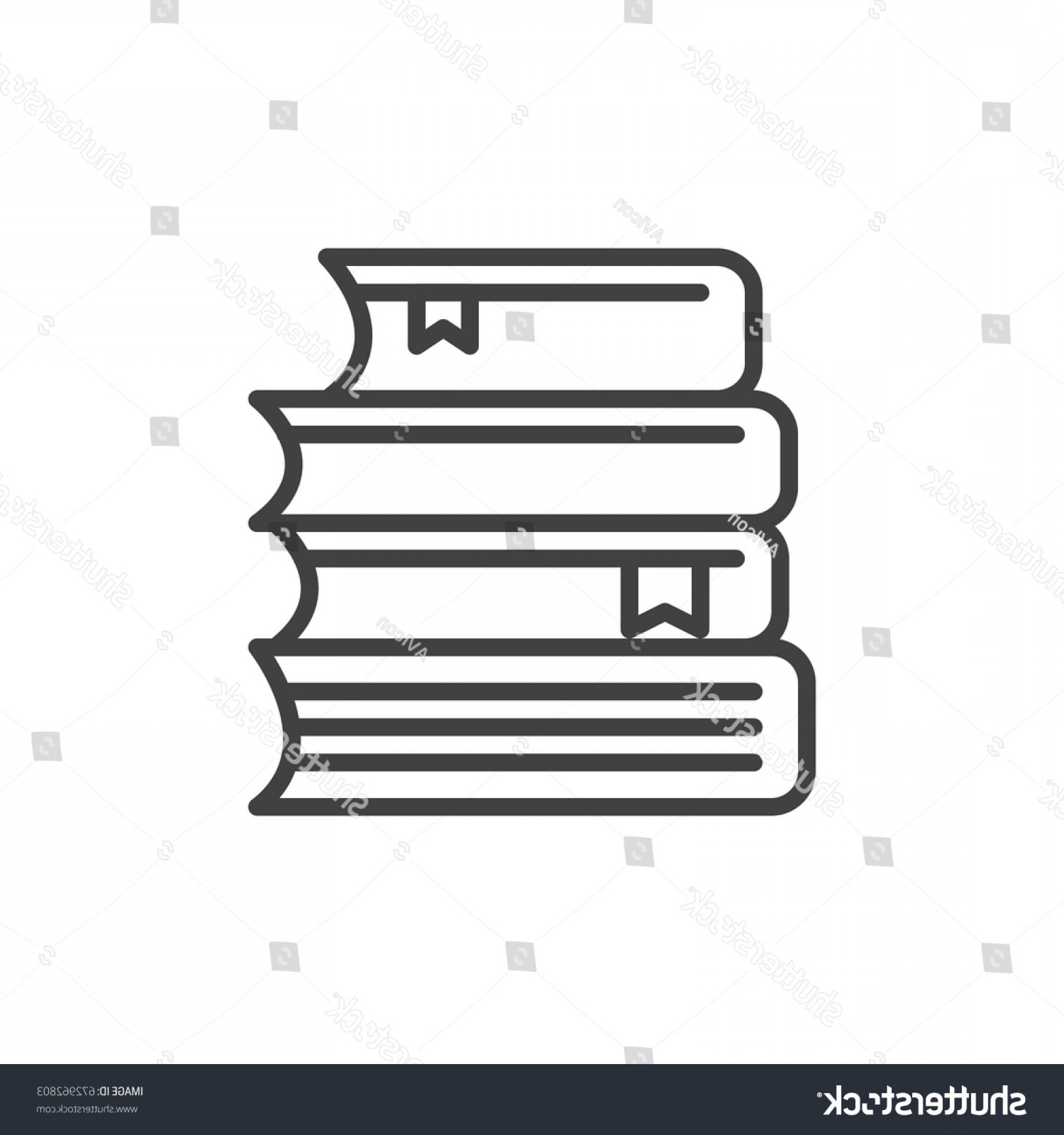 1800x1920 Stack Books Line Icon Outline Vector Soidergi