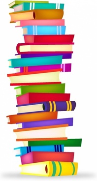 197x368 Stack Cartoon Books Free Vector Download